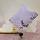 "Yogis Cat and Flower" Purple Wild Flower Field Ultra Light Foldable Eco-Bag, Shopping Bag