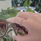 Rhinestone Ring - Purple