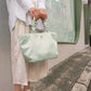 Soufflé Handle Bag - Morandi Mint