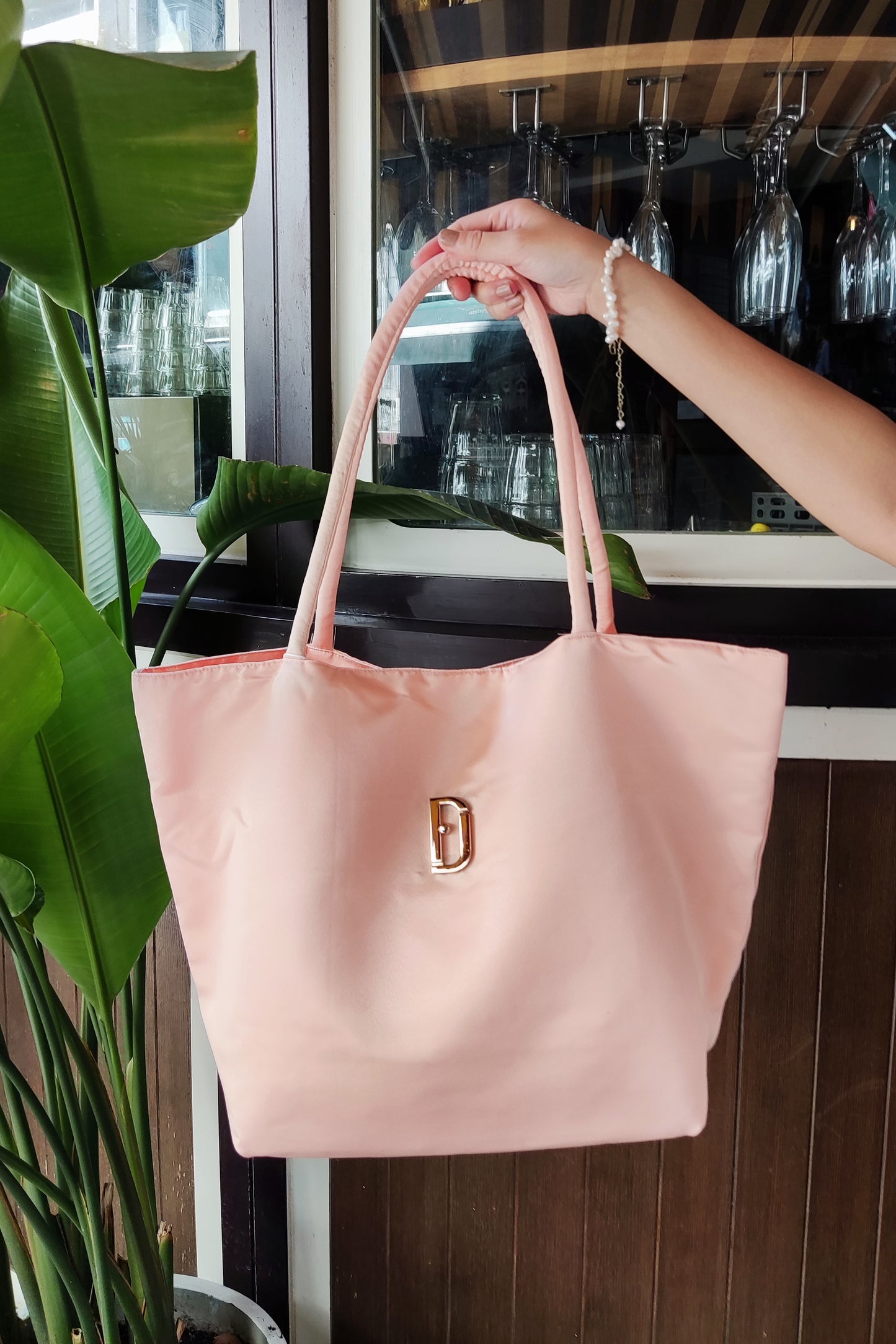 Daily Tote Bag - Pink Peach