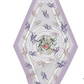 "Secret Violet Garden" The Key To The Garden Silky Scarf (Diamond Shape)