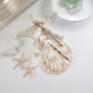 Set Of Two Pcs, Pearls And Ocean Essential Bobby Pin Hairpin