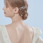 Set Of Two Pcs, Raw Crystals Bobby Pin Hairpin, Aquamarine Crystal