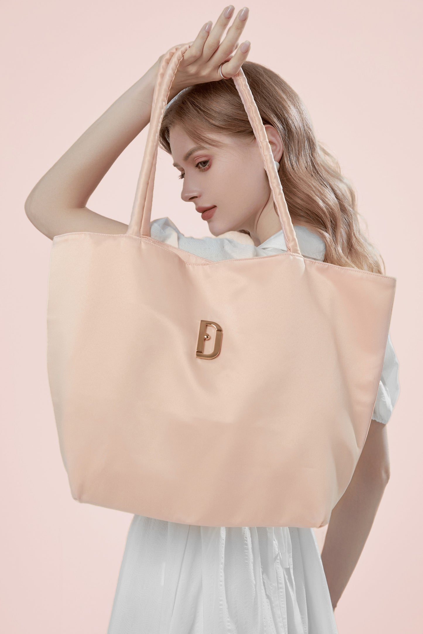 Daily Tote Bag - Pink Peach