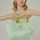 Soufflé Handle Bag - Morandi Mint