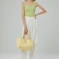 Soufflé Handle Bag - Creamy Moon