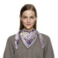 "Secret Violet Garden" The Key To The Garden Silky Scarf (90cm)