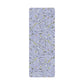"Yogis Cat and Flower" Purple Wild Flower Field Travel Yoga Mat (1.5mm)