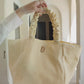 Soufflé Handle Bag - Creamy Moon